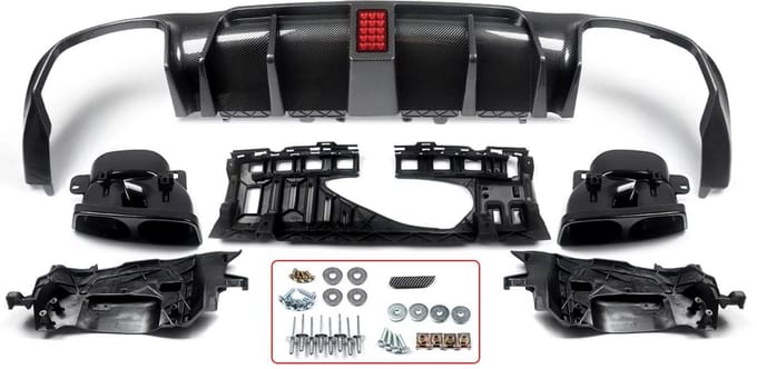 Voorbumper Diffuser Lip - Voor Mercedes W213 E300/E400 (2016-2020) - AMG E63 Stijl - Auto Accessoires