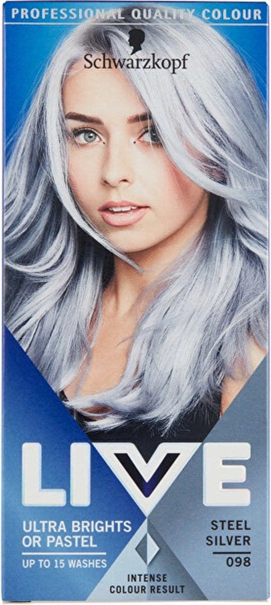Schwarzkopf Professional - Live Permanent Colour - Barva na vlasy 95 Blue