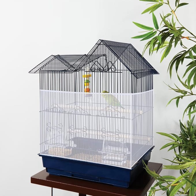 2x Universele Vogelkooihoes met Trekkoord - Zaadvanger en Stofbescherming