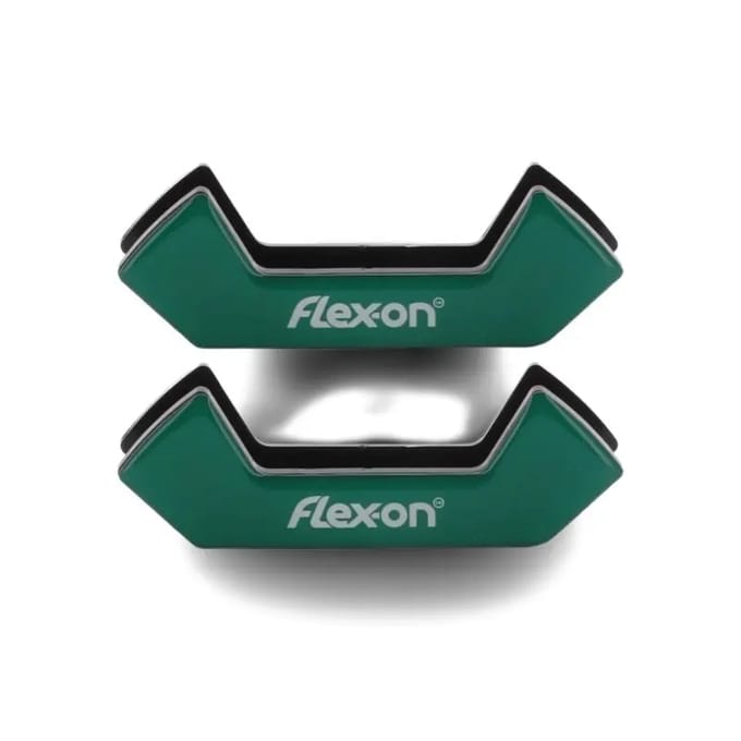 Groene Engelse stijgbeugels stickers Flex-On Safe-On
