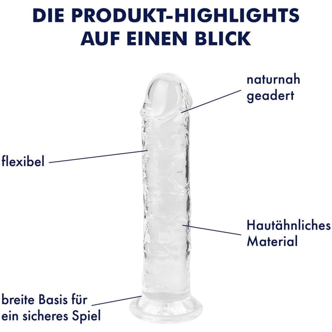 EIS natuurlijke dildo met zuignap (maat L - 21cm)