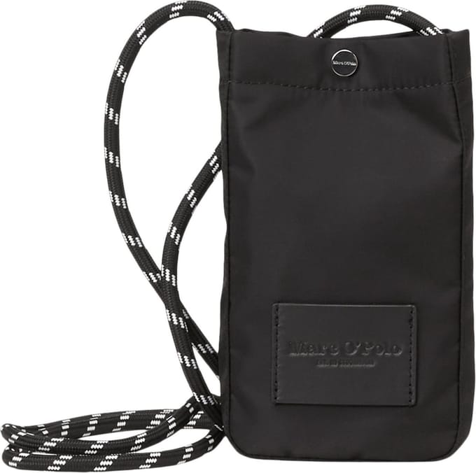 Marc O'Polo telefoontasje schoudertas Evyn Cellphone Bag Black zwart