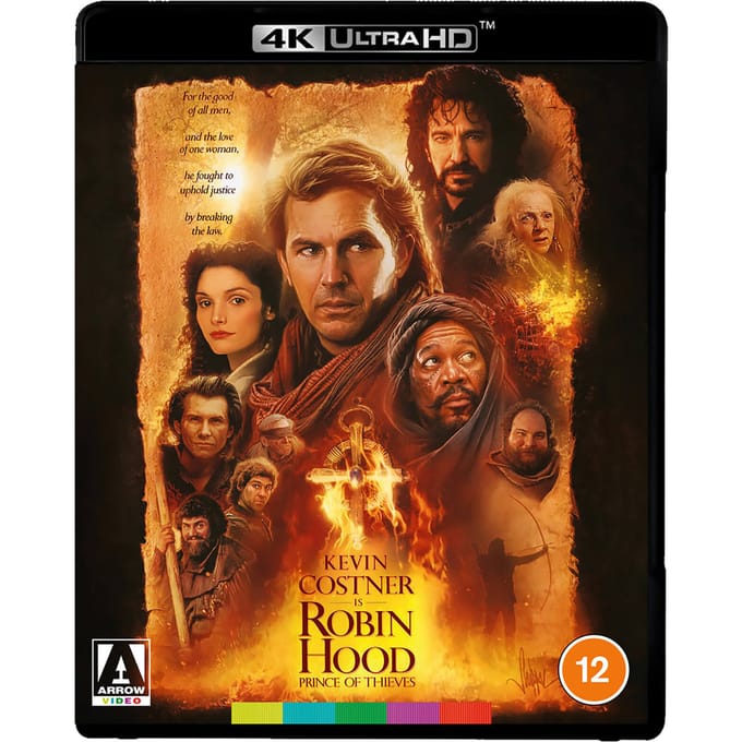 Robin Hood prince of thieves 4K UHD (Arrow Video)