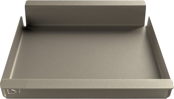 Steellish Dienblad Vierkant - Tray - Aluminium - Taupe - 34 × 28 × 5cm