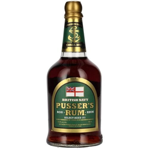 Pusser's Rum British Navy SELECT AGED 151 75,5% Vol. 0,7l