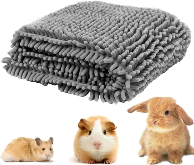 Famanu - Wasbare cavia-onderlegger 60x40 cm, grijs