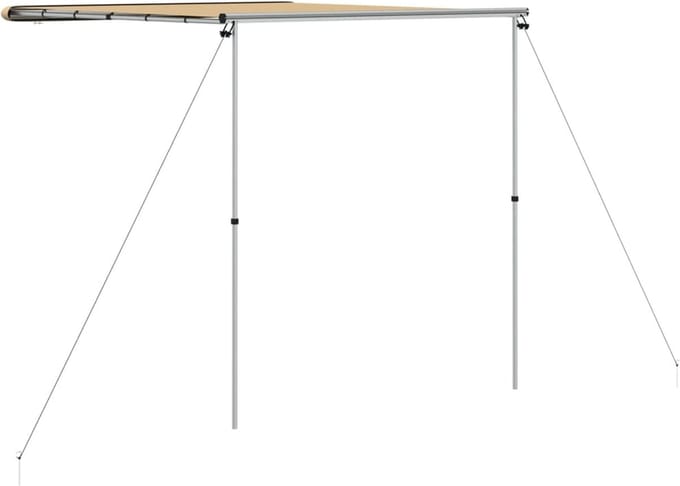 vidaXL - Luifel - voor - camper - en - caravan - 2x2,5x2,15 - m - beige