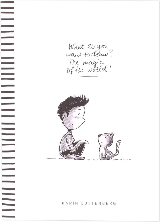 Paperfuel Schetsboek A4 What do you draw ? 300g