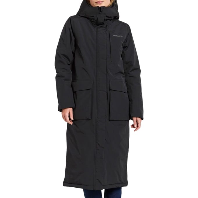 Didriksons LEYA WNS PARKA L 4 Dames Outdoorjas - Black