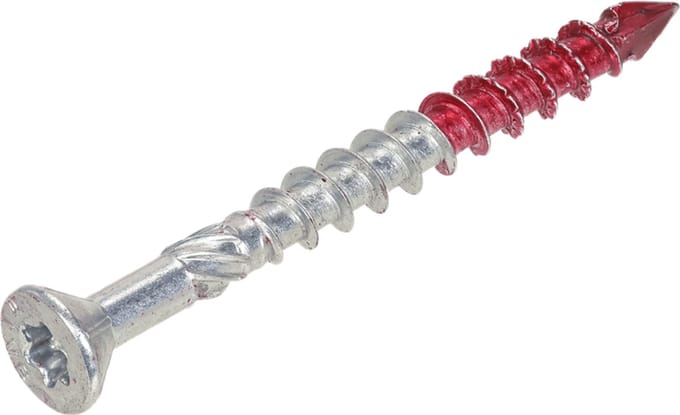 Rotadrill - MDF Schroef - Torx 15 Platkop - 4 x 50mm - Deeldraad - Verzinkt (200 stuks)