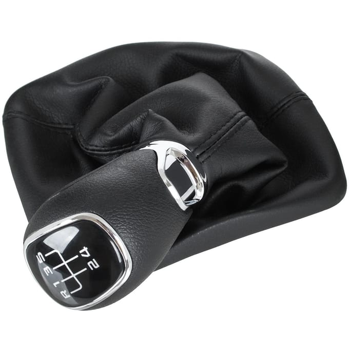 Modecar - Versnellingspookknop - Skoda Octavia II - 2007-2014 - Zwart - Eco-leder