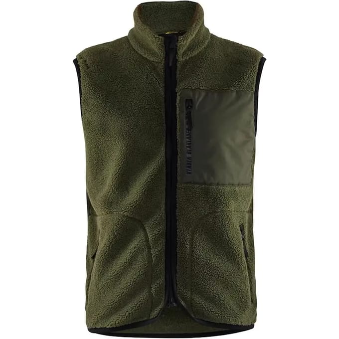 Blaklader 3820-2955 Pilé bodywarmer - Herfstgroen - M