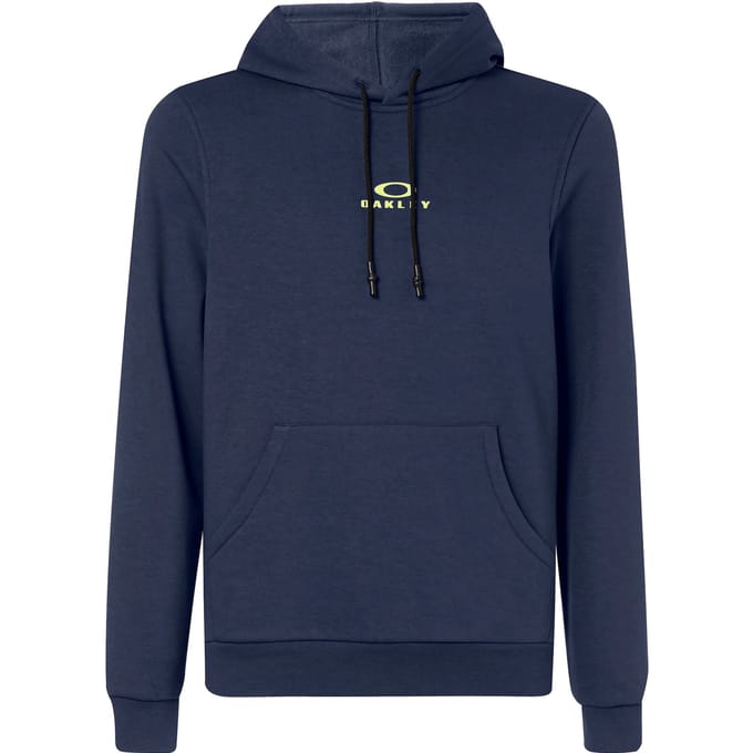 Oakley New Bark Pullover Lange Mouw Logo Heren Navy Hoodie 472588 6FB