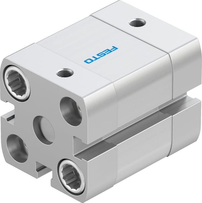 Festo Compacte Cilinder 20mm Boring 10mm Slag ISO 21287 Dubbelwerkend - 577158 - P2BTM