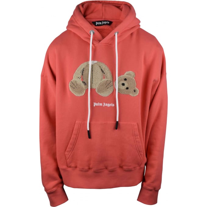 Palm Angels sweatshirt met capuchon roze