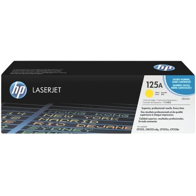 HP Toner 125A Origineel Geel 1400 bladzijden CB542A