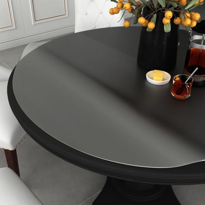vidaXL - Tafelbeschermer - Ø70 - cm - 1,6 - mm - PVC - mat