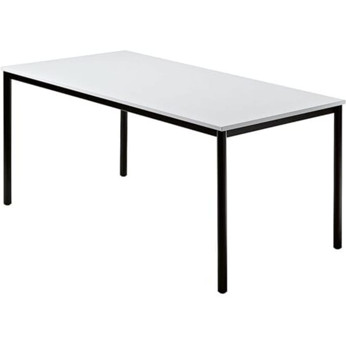 Vergadertafel DR08 »Barcelona« 160x80 cm rechthoek onderstel zwart