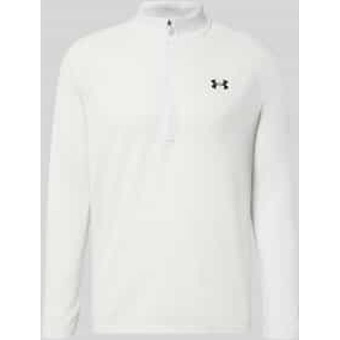 Under Armour Tech Textured Sweatshirt Met Halve Rits Wit XL / Regular Man