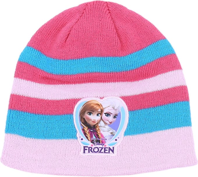 Roze en blauwe DISNEY FROZEN muts