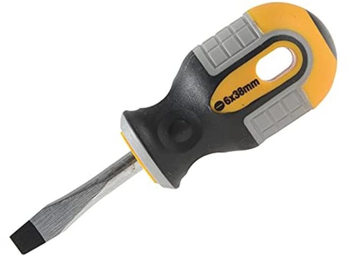 Slotted Flared Schroevendraaier 10x200mm met Magnetische Tip