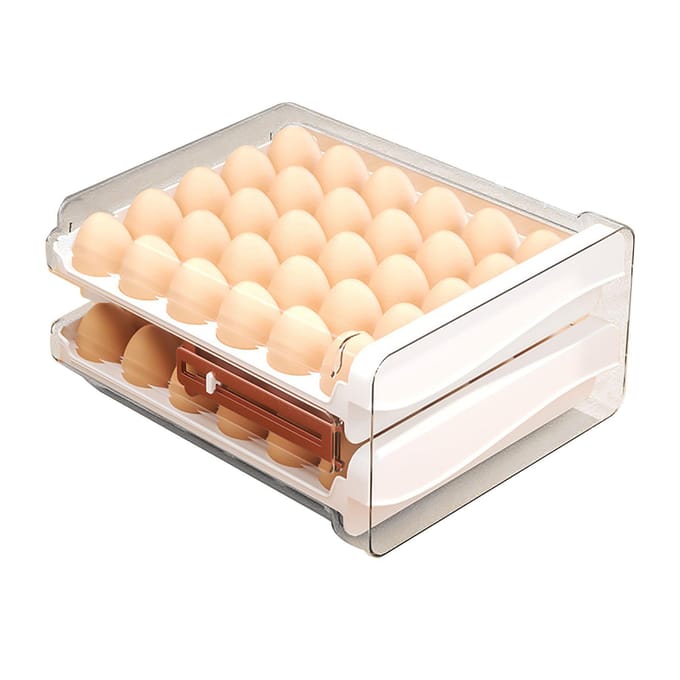 Koelkast Eierhouder Plastic Anti-Breuk Helder Lade Ontwerp Eieropslagcontainer voor Keuken