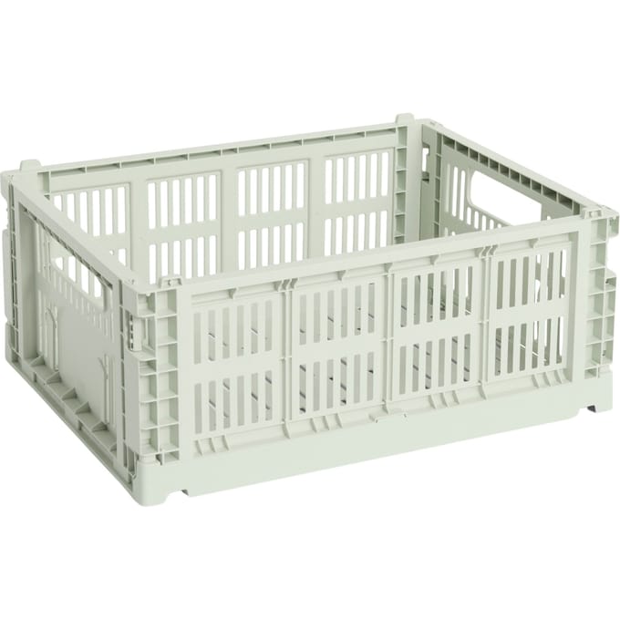 HAY Colour Crate Vouwkrat M recycled - mint