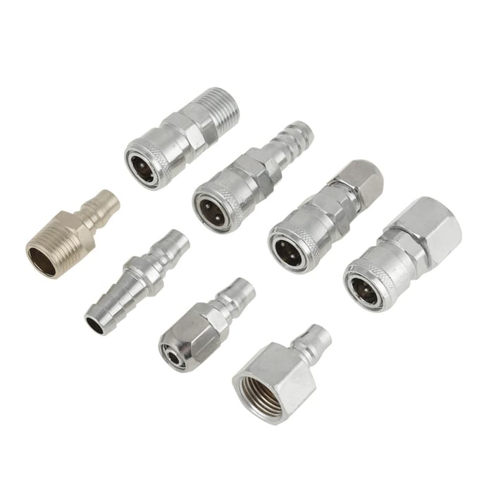8 STUKS BSP 1 2 Pneumatische Luchtcompressor Slang Snelkoppeling Stekker Bus Connector Set
