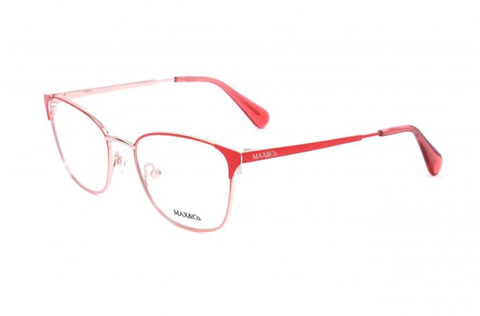 Max&co. MO5118 Shiny red 50/17/135 WOMAN Brilmonturen