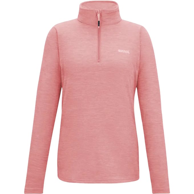 Dames Sweethart Marl Half Zip Fleece