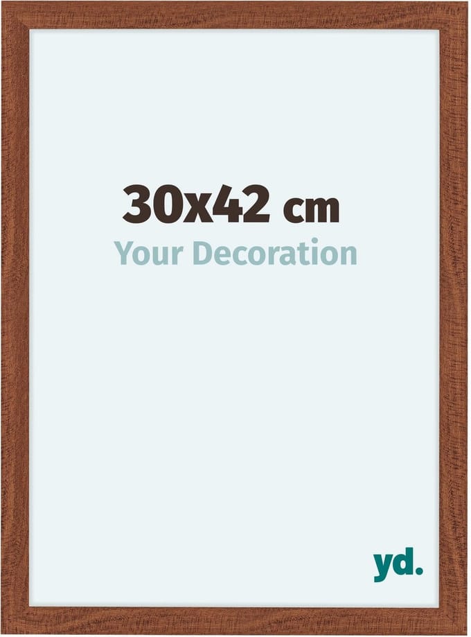 Your Decoration - Fotolijst 30x42 cm - MDF - Walnoot - Como