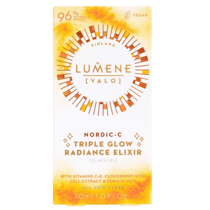 Lumene Nordic-C [Valo] Drievoudig stralend glanselixer Vitamine c-serum Dames 30 ml