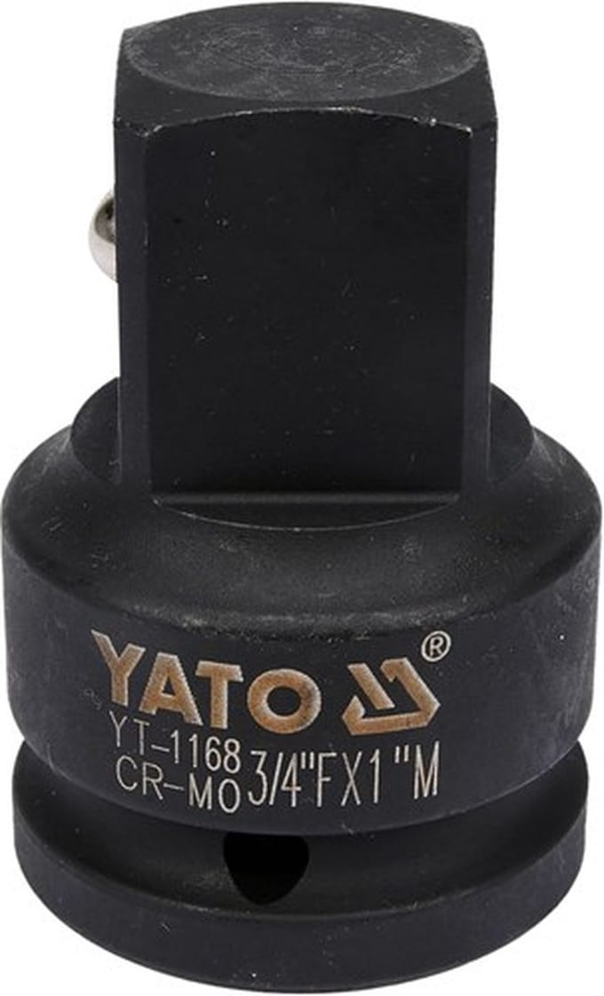 Yato Impact-lusadapter 3/4"(V) x 1"(M) - Slagvast