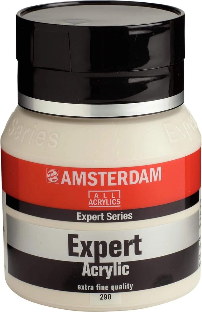 Expert Series Acrylverf Pot 400 ml - Titaanbuff Donker 290