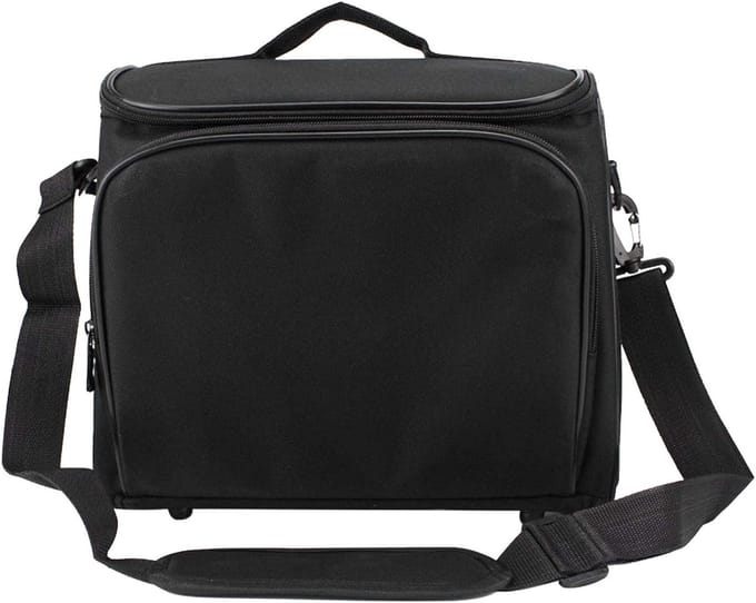 Video Projector Case - Beschermende Projector Organizer Tas Shockproof Projector Draagtas, Ritssluiting Antislip Projector Tas Met Schouderriem, zoals afgebeeld, S