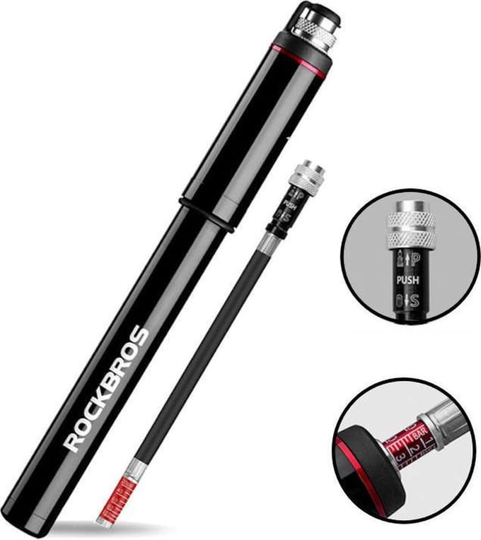 PRO Fietspomp MINI - High Pressure 150 Psi - Schrader & Prest Ventielen - Fietspompen Racefiets - Fiets - Mtb - Ebike
