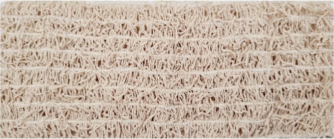 Haarsoires Haarband Stof 7cm - Opengewerkt - Spriet - Beige