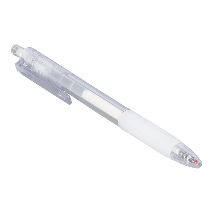 10 Stylos de Colle 18S à Séchage Rapide Blancs Collants avec 20 Recharges de Remplacement pour Bricolage white