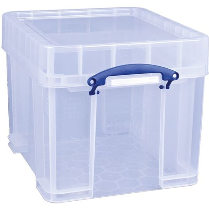Opbergbox Really Useful 35 liter 480x390x345 mm transparant wit