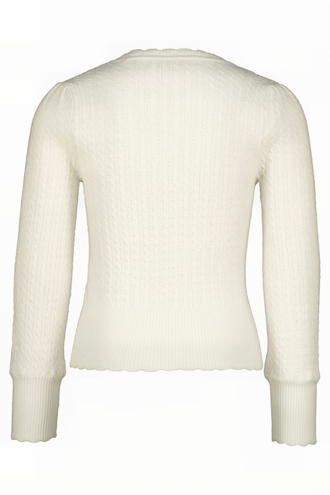 Vingino Marianna Macroon White Maat: 4 | Truien Outlet | Unisex | Ecru