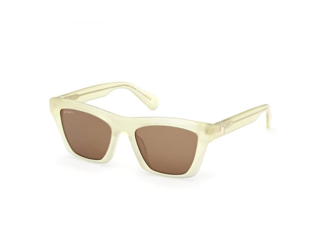 Max&co Mo0145 Dames Zonnebril Wit Roviex/CAT2 Vrouw