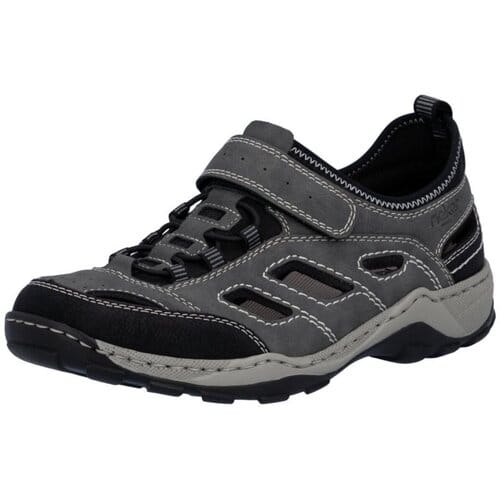 Rieker Heren Trekkingsandalen, Sandalen, 08063-45 Grey Combination