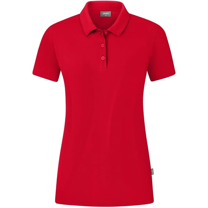 Jako Organic Polo Stretch Dames - Rood | Maat: 36