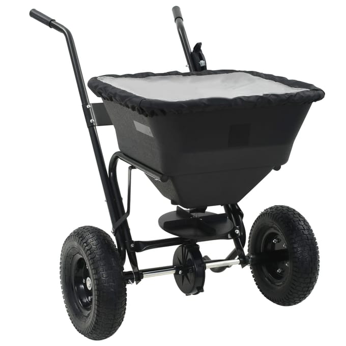 vidaXL - Strooiwagen - duwmodel - 45 - L - 106x73x76 - cm - PVC - en - staal