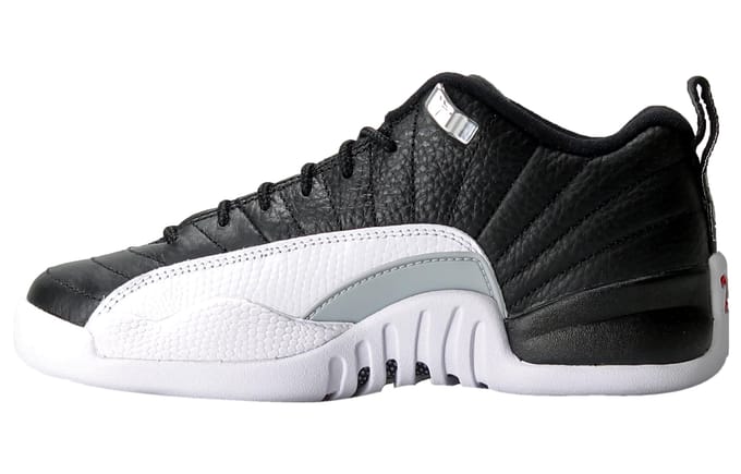Jordan 12 Retro Low Playoffs GS 308305-004 36.5 black