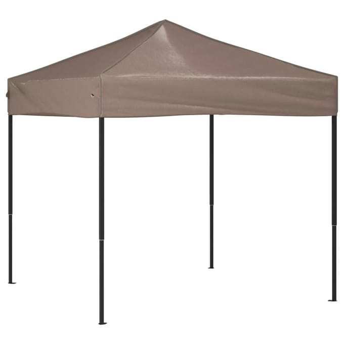 vidaXL - Partytent - inklapbaar - 2x2 - m - taupe
