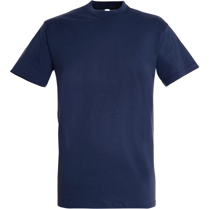 SOLS Heren Regent T-Shirt met korte mouwen (Denim)