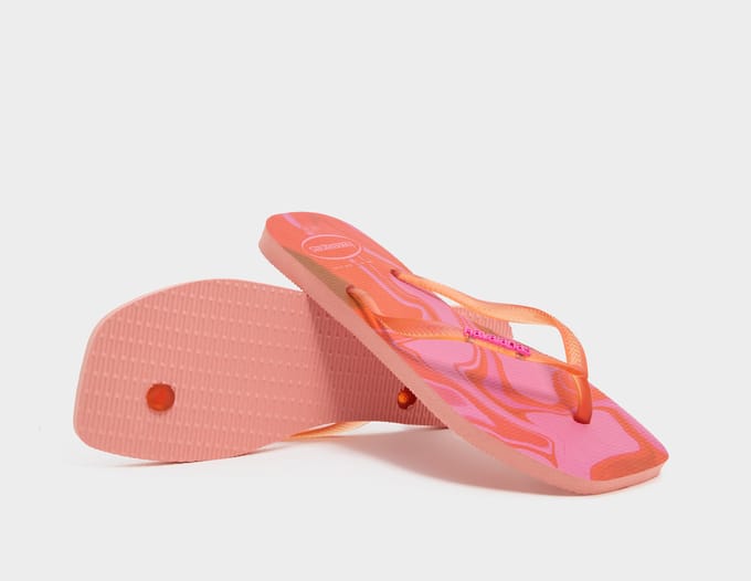 Havaianas Square Jelly Flip Flops Dames, roze