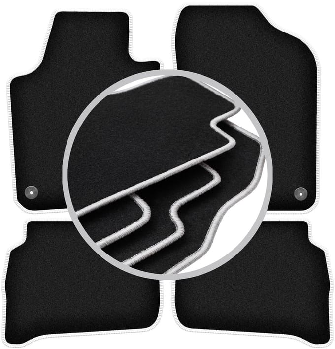 CARLUX-SILVER automatten voor: Volkswagen Polo V hatchback (2009-2017)