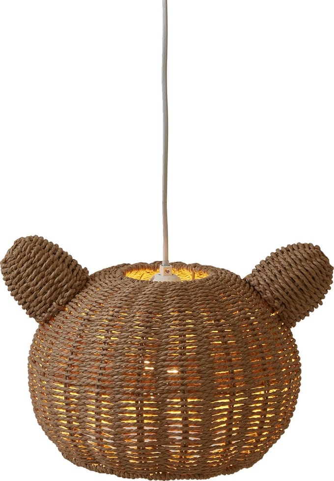 Vertbaudet Rotan lampenkap voor hanglamp beertje